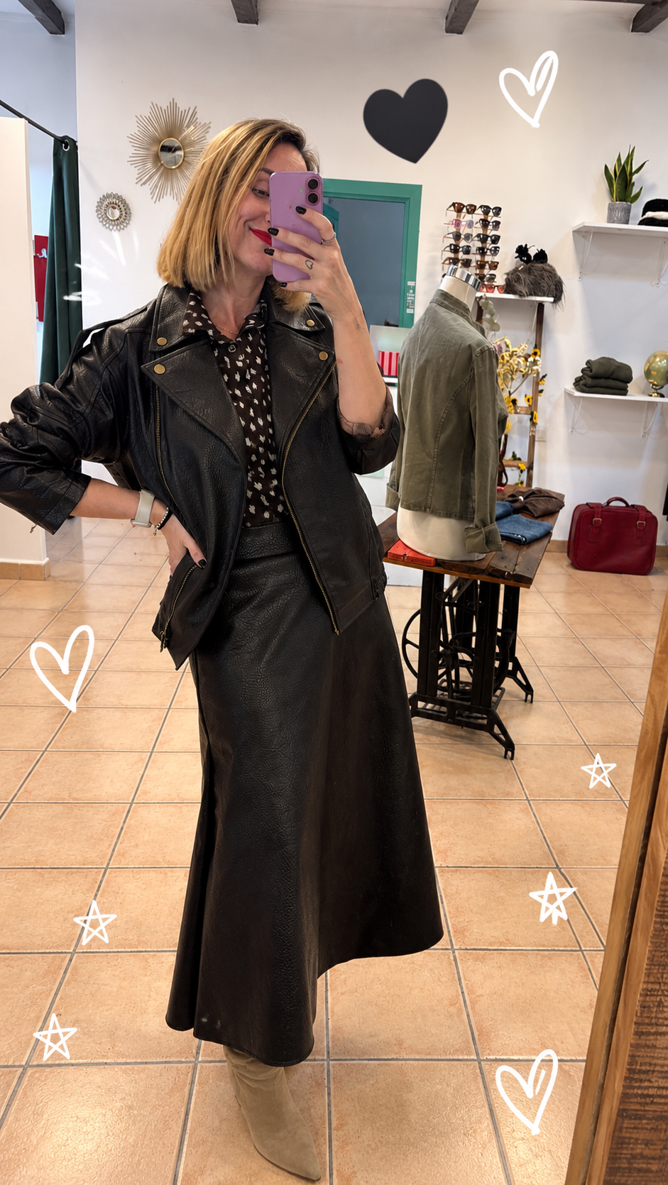 Bomber polipiel oversize