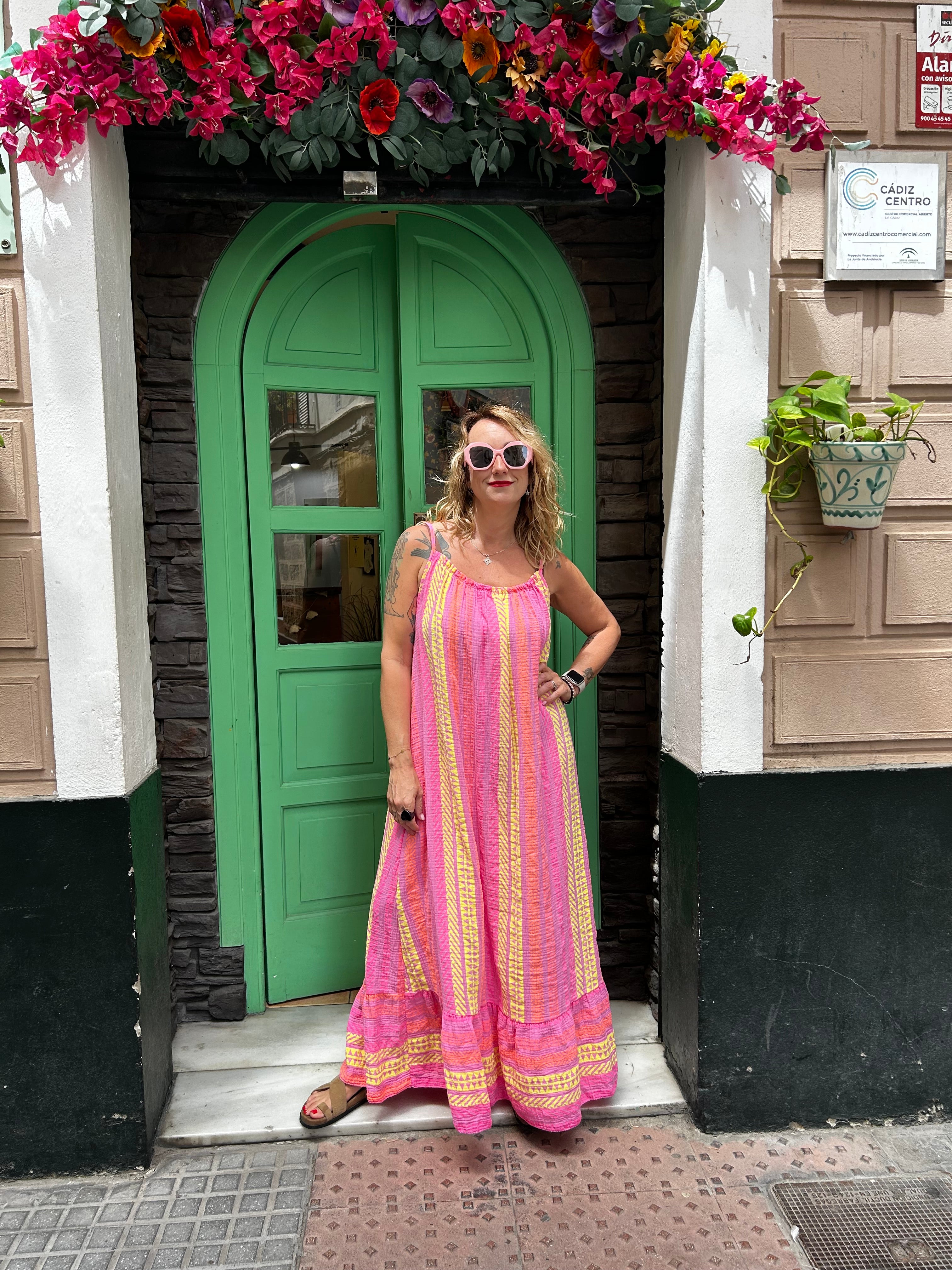 Vestido flúor