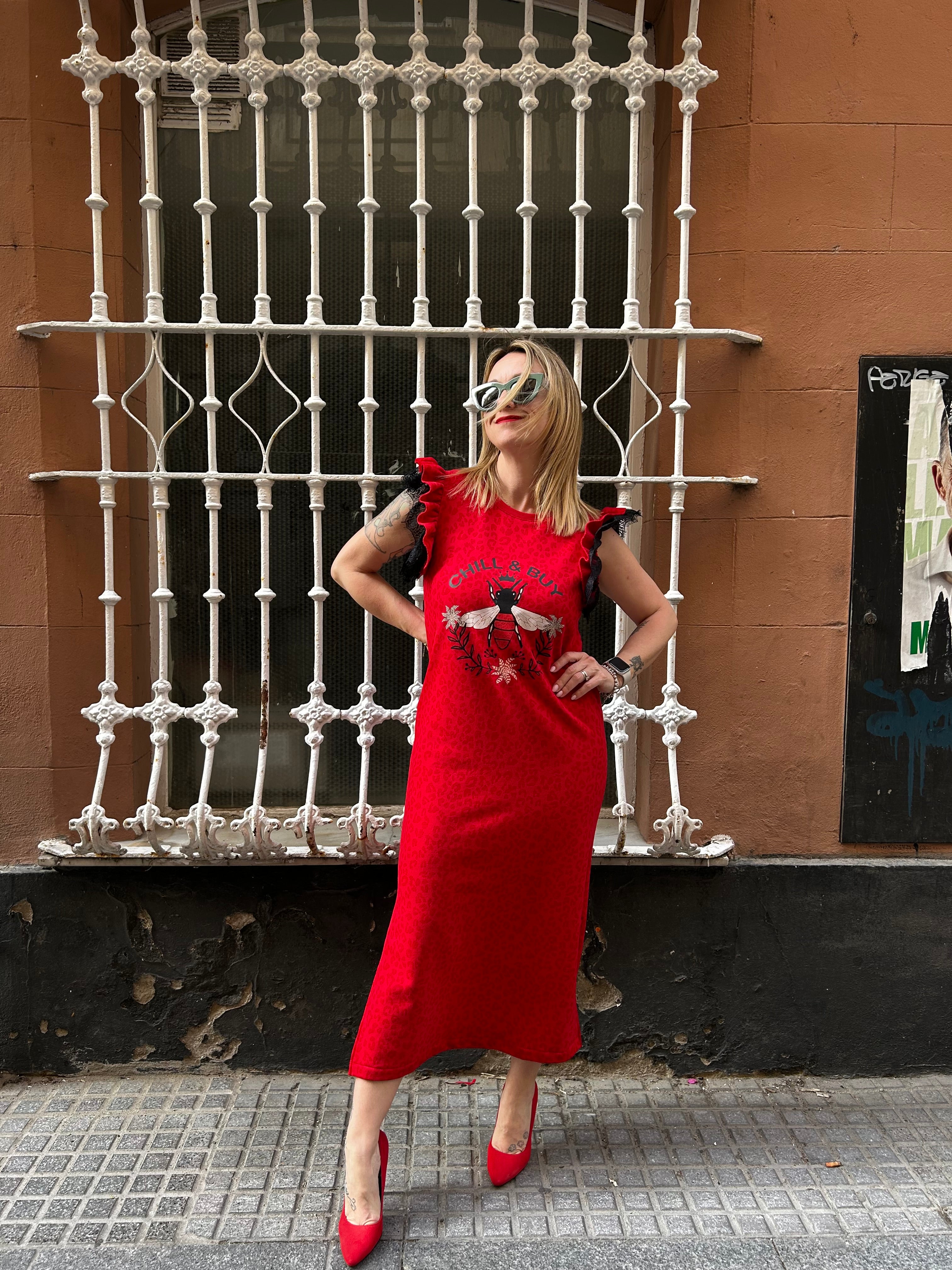 VESTIDO ROJO