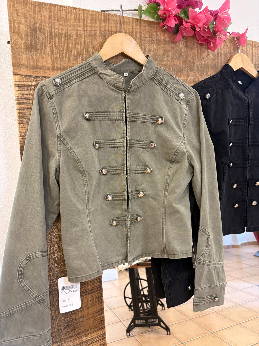 Cazadora denim napolitana