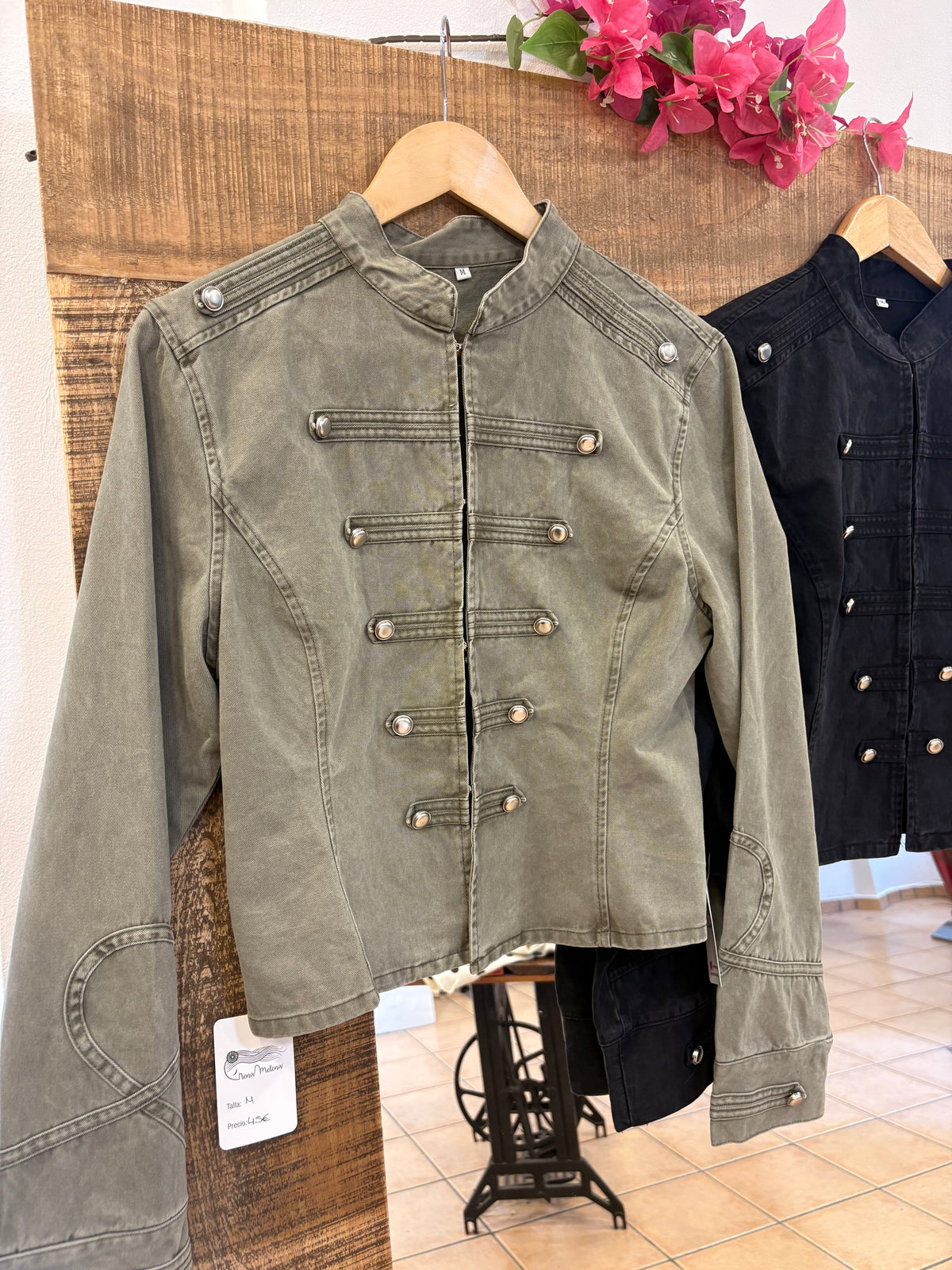 Cazadora denim napolitana