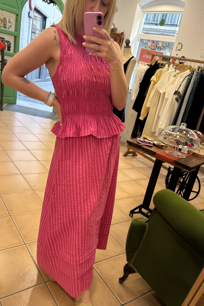 Conjunto Mónica — Top y Falda Midi