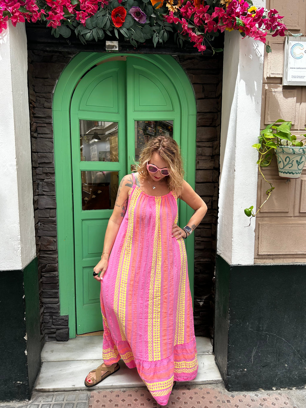 Vestido flúor