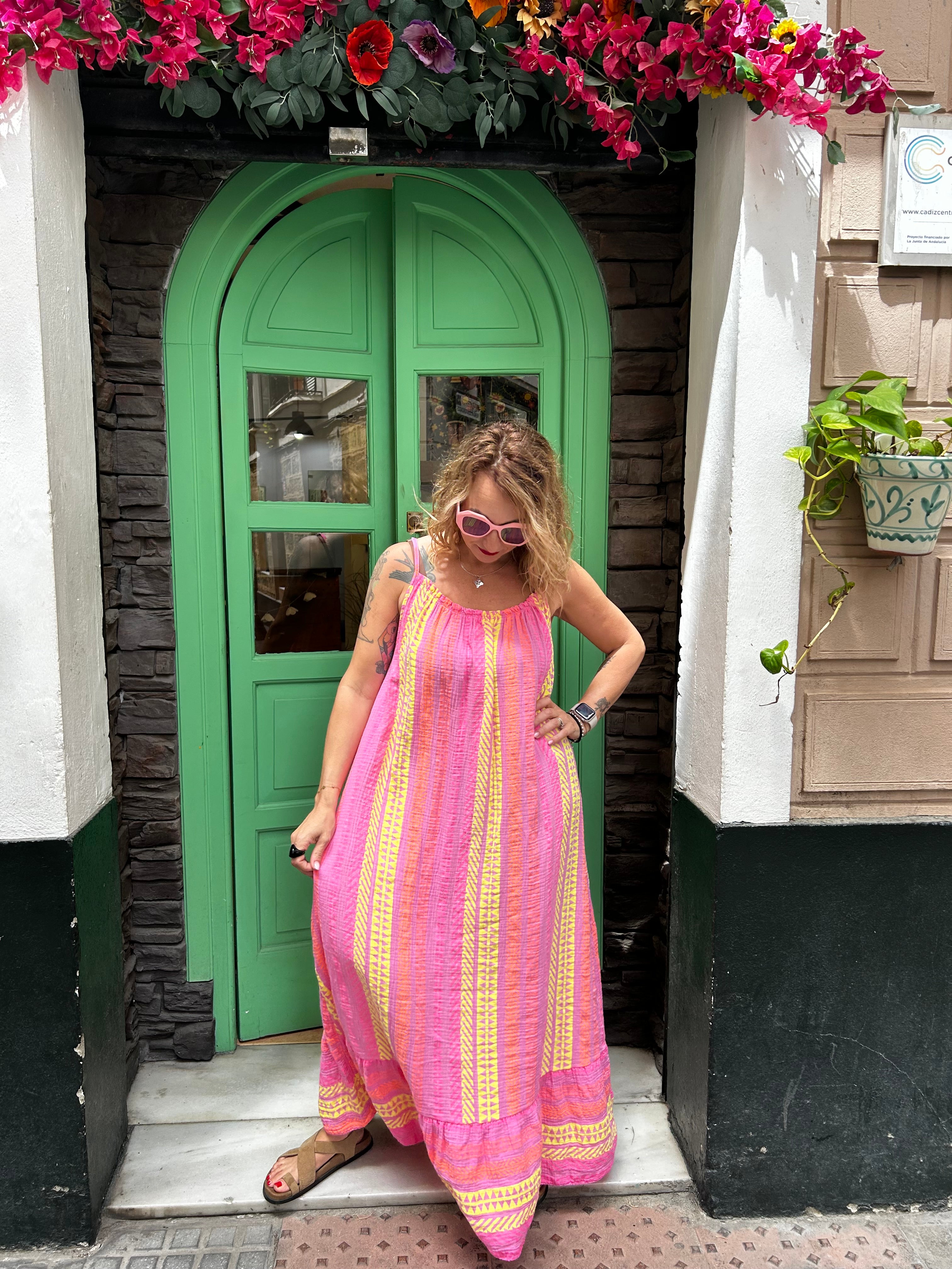 Vestido flúor