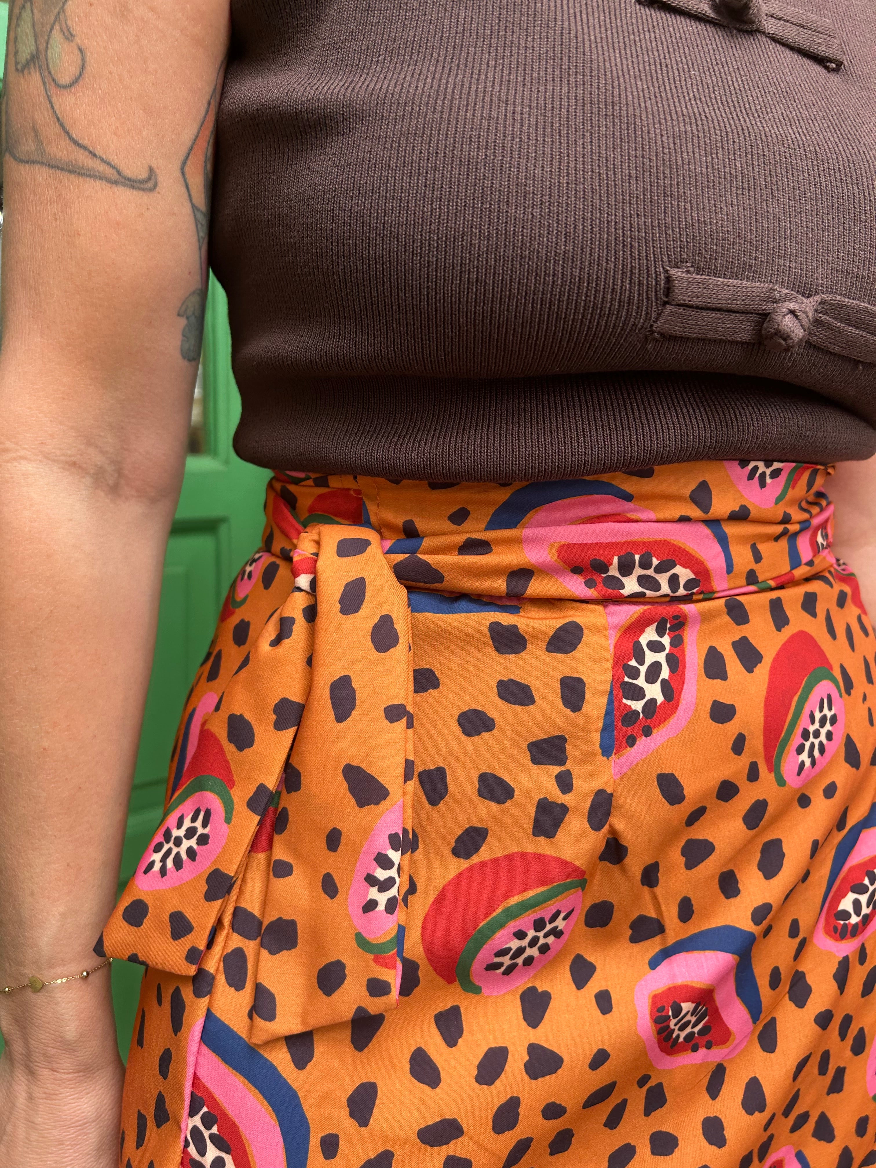 Falda pareo larga