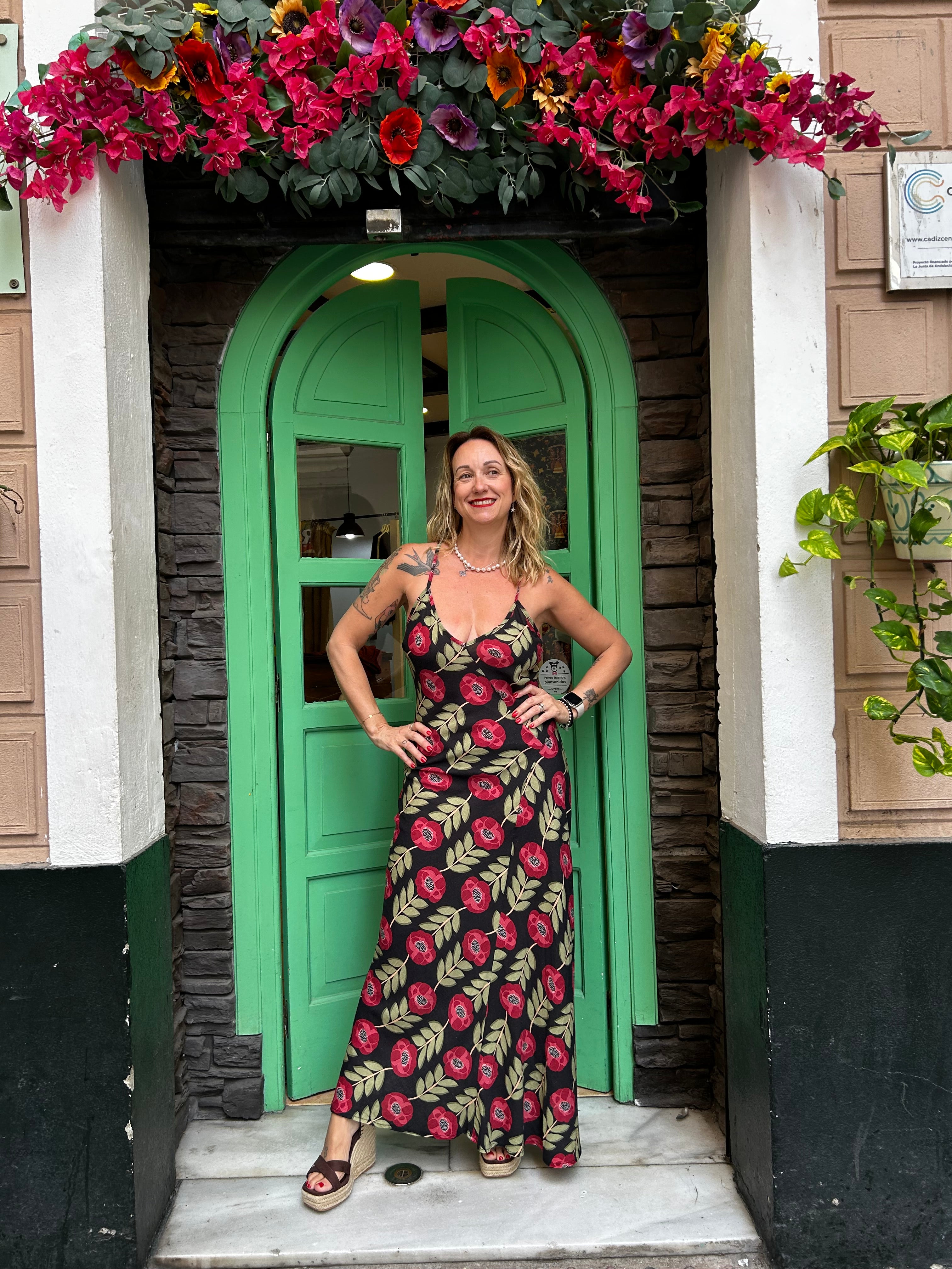 VESTIDO DE FLORES