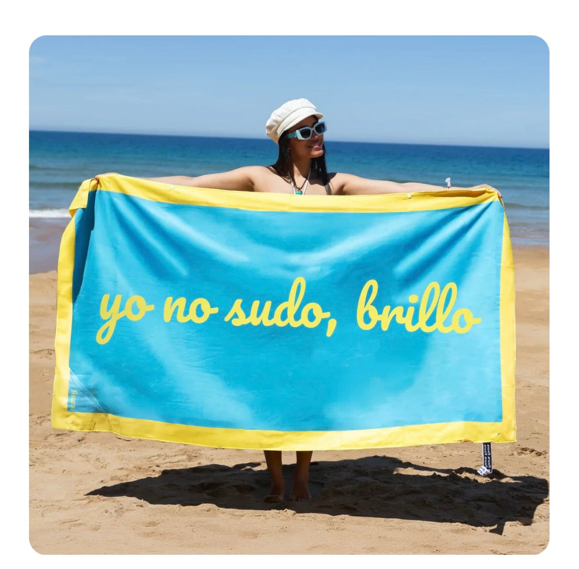 Toalla playa YO NO SUDO