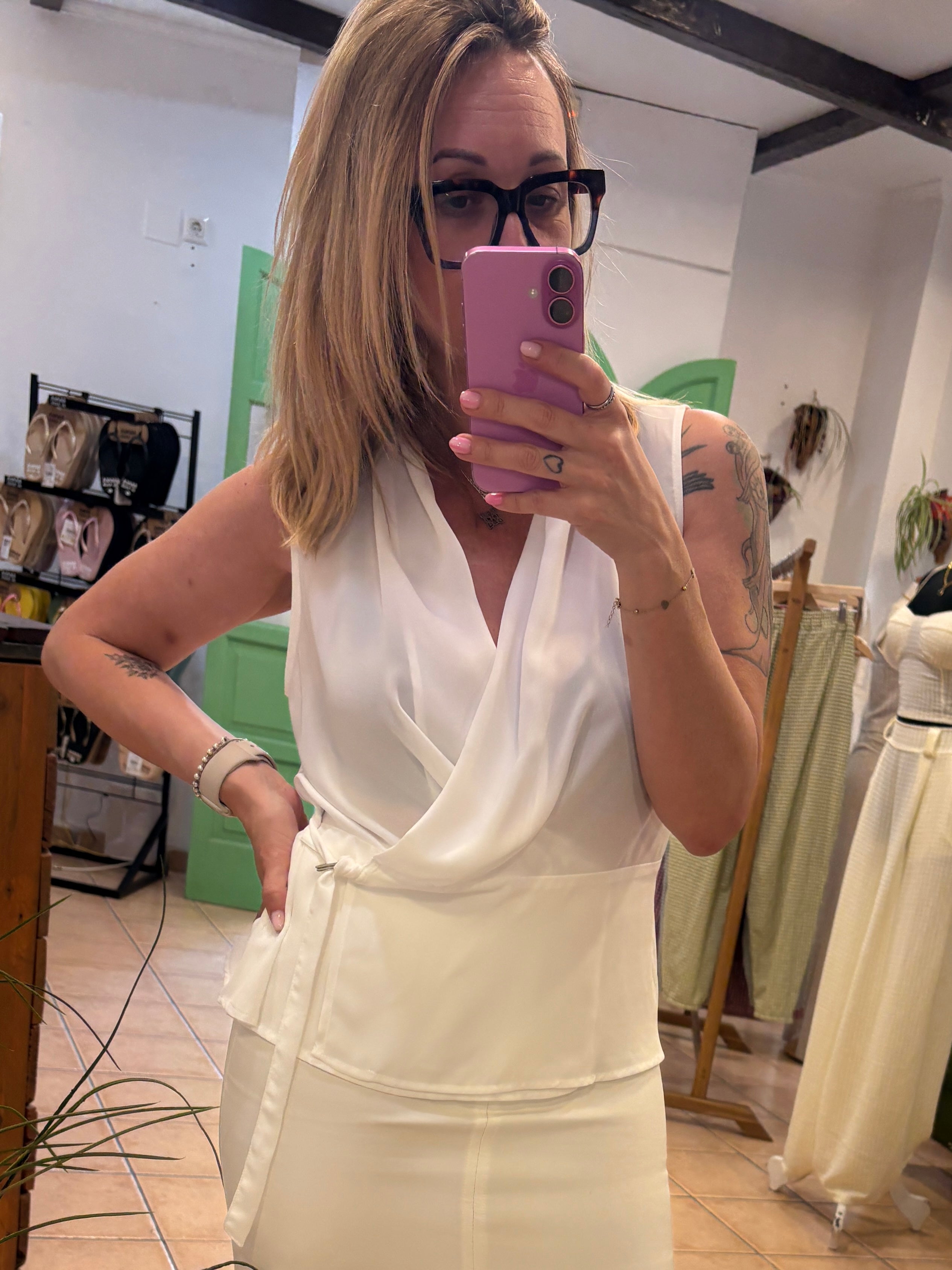 Camisa cruzada