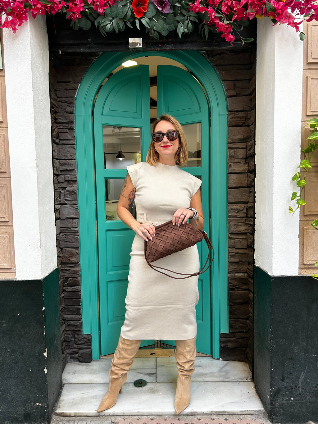 Vestido midi punto (otros colores disponibles)