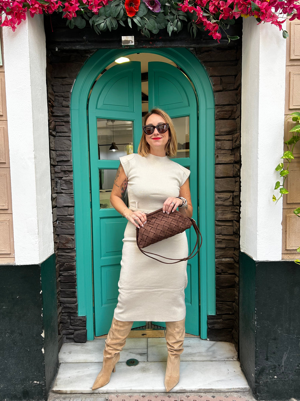 Vestido midi punto (otros colores disponibles)