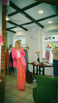Pantalón Rayas Rosa y Naranja – Talla Única