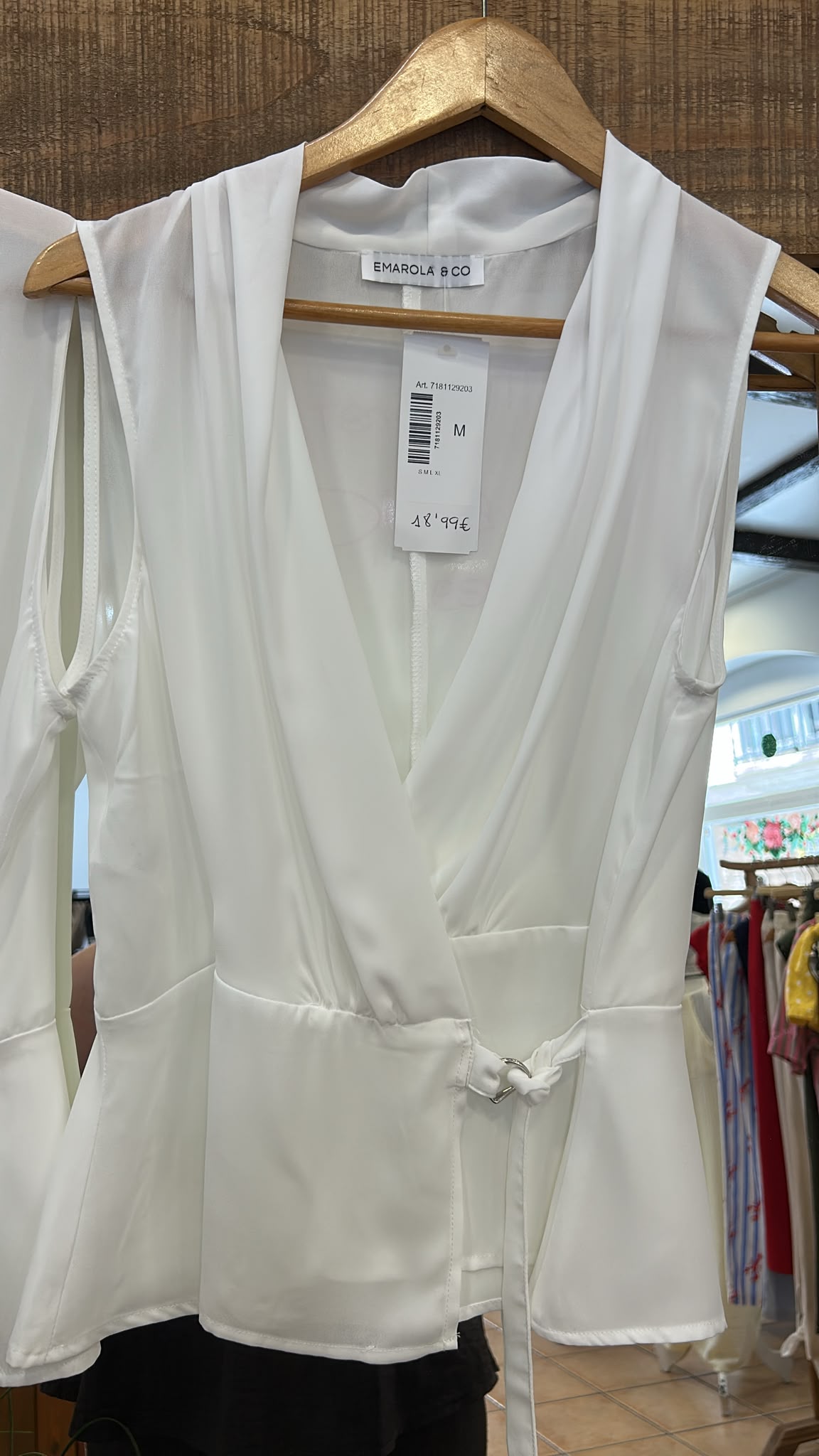 Camisa cruzada