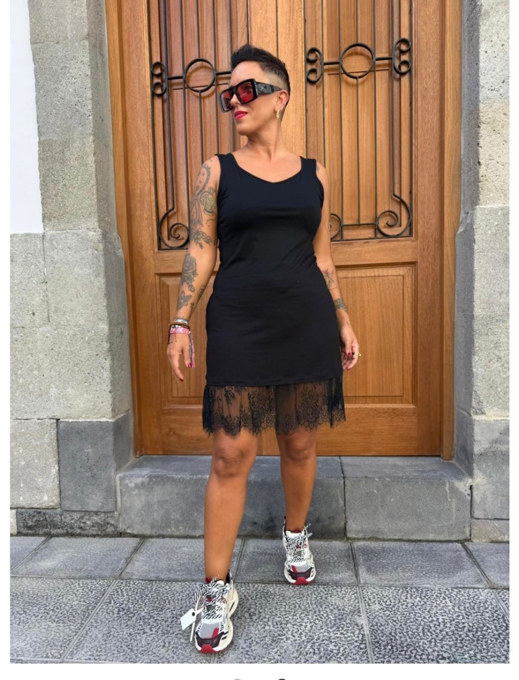 vestido lencero viscosa