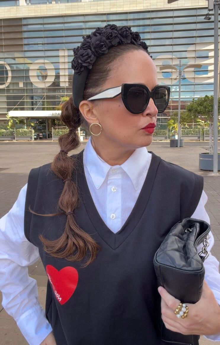 Vestido AMOR - Efecto Camisa Integrada Negro