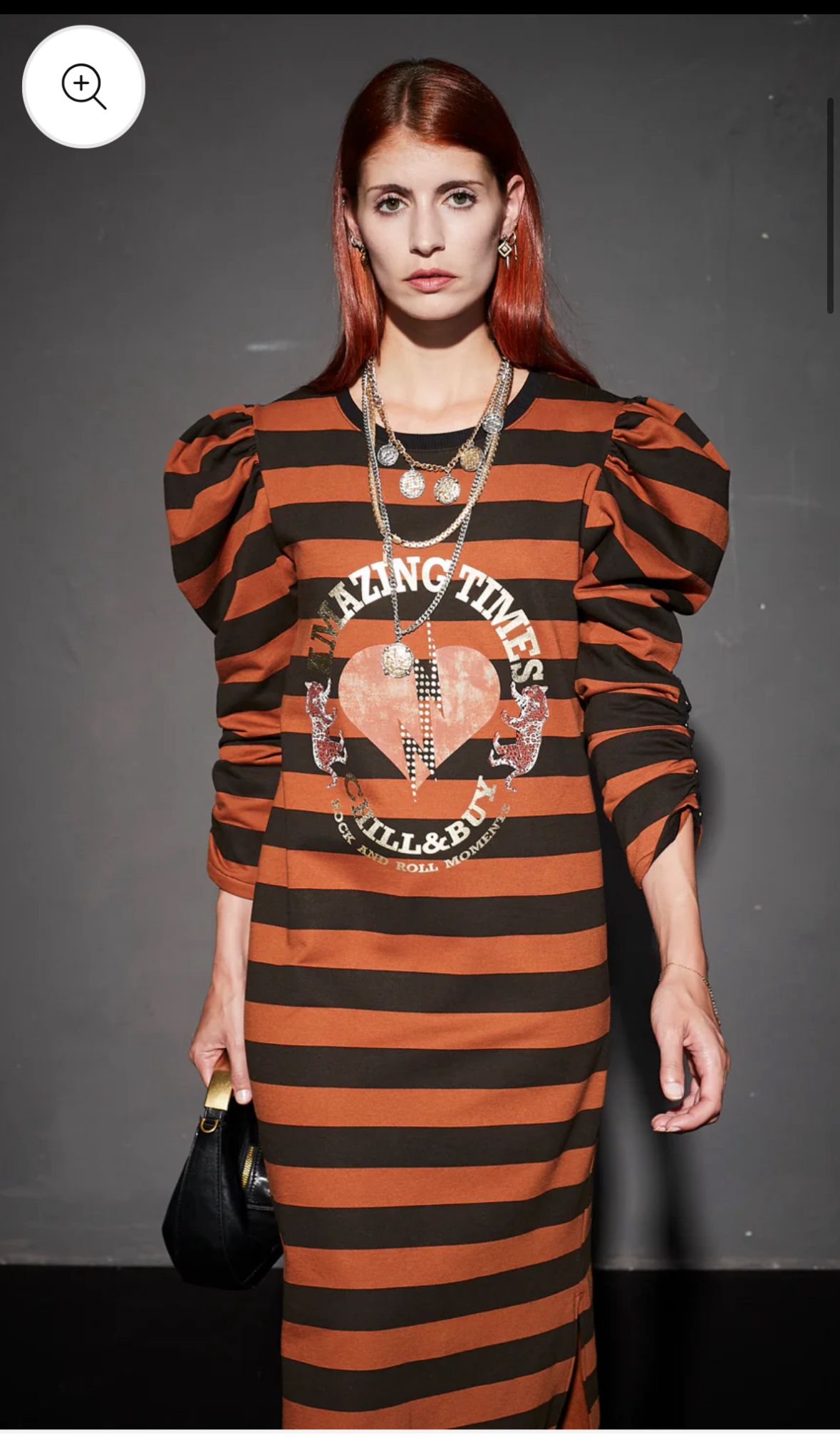 Vestido manga abullonada