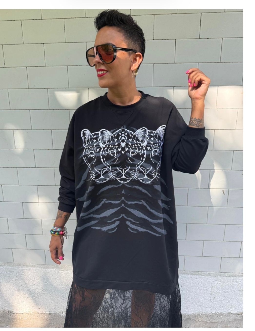 Vestido sudadera jaguar